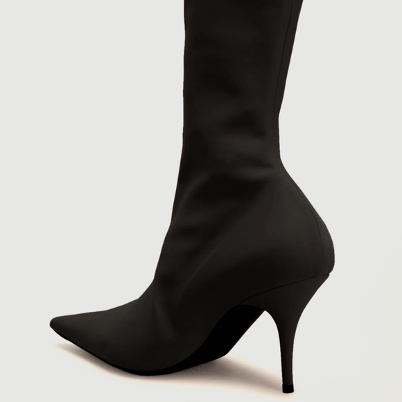 Balenciaga Knife Stretch Stiletto Booties - Picture 1 of 2